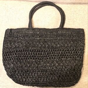 Black Duffle Bag - Perfect for the Beach!